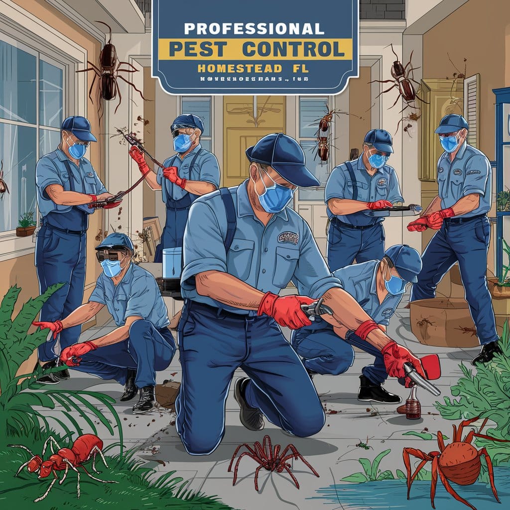 pest control professionals working in cutler bay