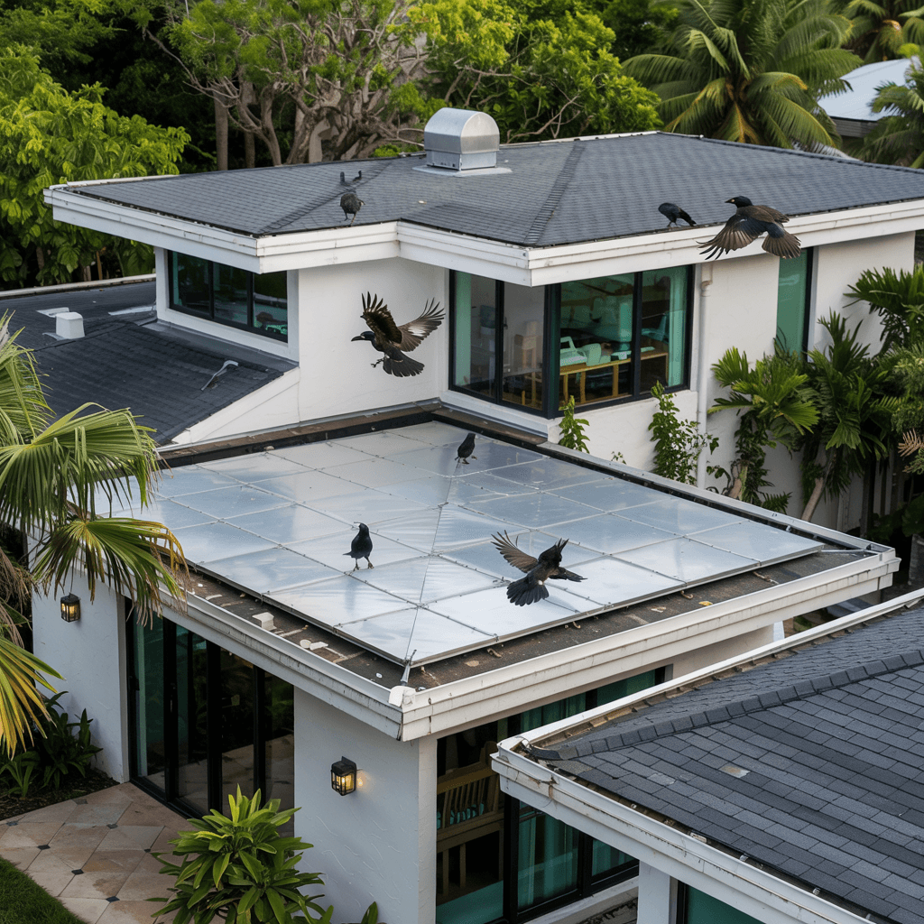 a photo of a miami home with a bird barr UqL7EJhSZSYZJ2oUuTWng e9pE5FstTuKQOO 9mWlEQw – pest control in